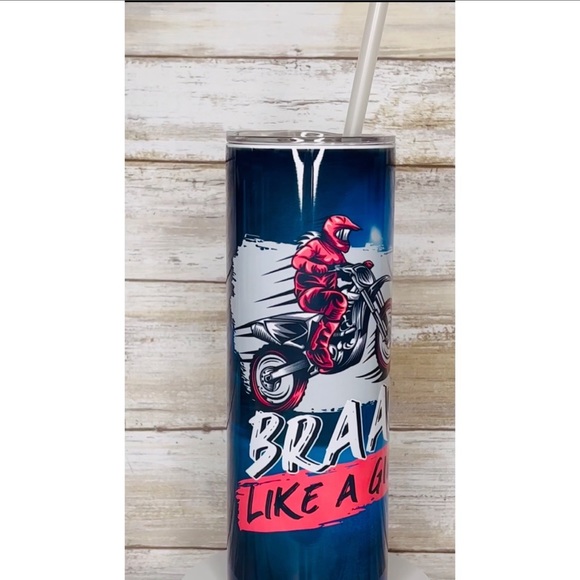 Real girls ride dirt bikes tumbler - Picture 3 of 4